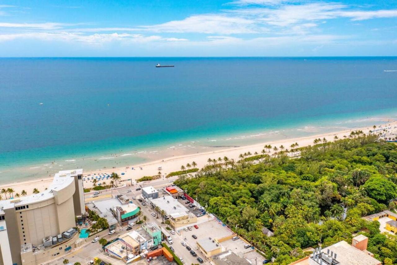The Purple Pelican Beachfront With Ocean Balcony Unit 3 フォート・ローダーデール エクステリア 写真